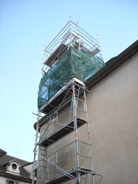 Construction d'une souche de cheminée à Beaune