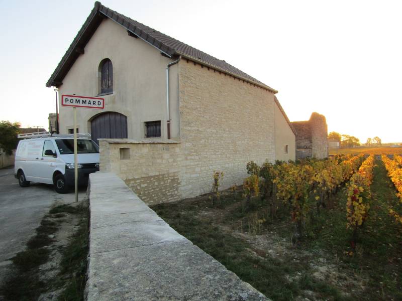 Rénovation de la toiture d'un cuverie à Pommard