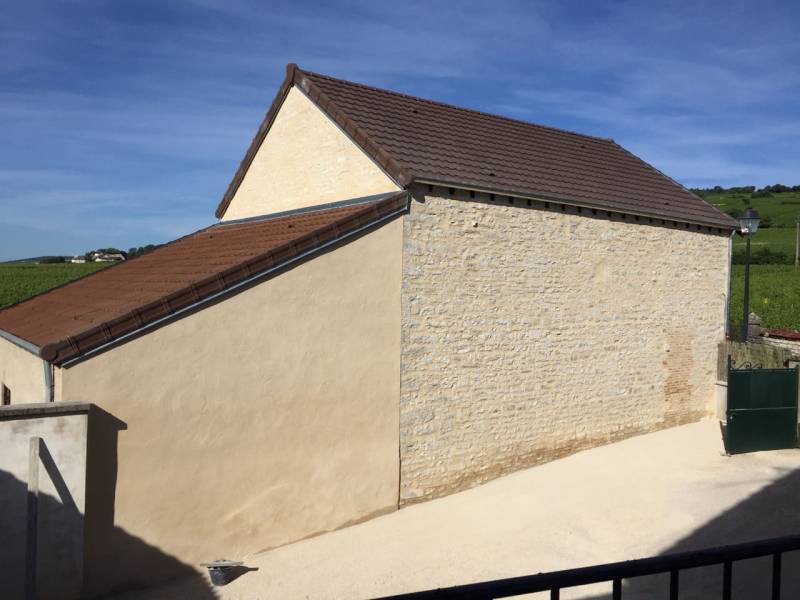Rénovation de la toiture d'un cuverie à Pommard
